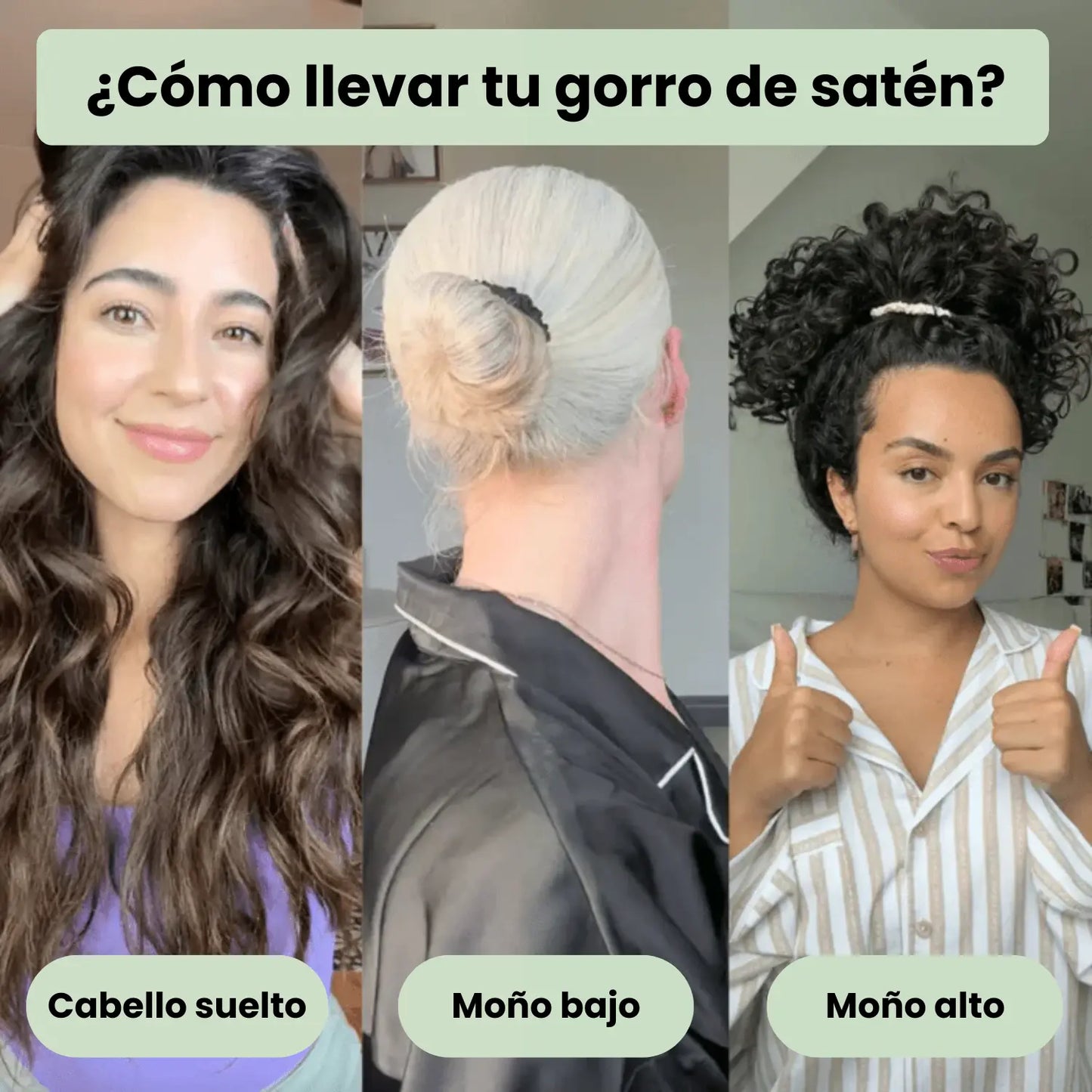 Gorro Nocturno de Satén